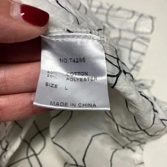 Terra Apparel button down shirt tunic - Picture 8 of 13